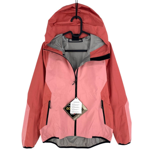 Peak Performance Women Pink Pac GORE-TEX Hooded Jacket Coat Size L