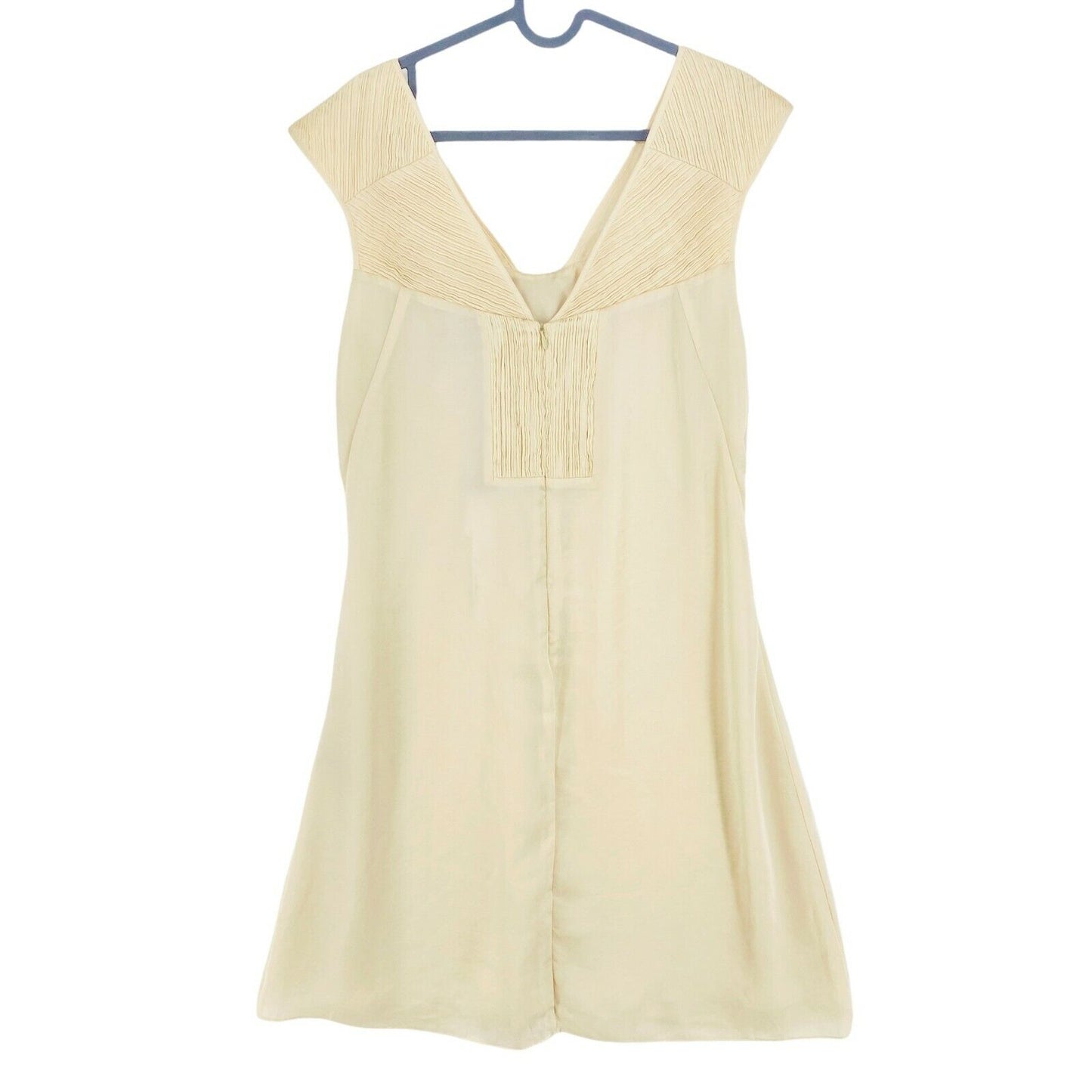 Prix ​​conseillé 273 € SITA MURT Robe évasée beige à col en V sans manches Taille 40 EU 36 UK 8 US 6