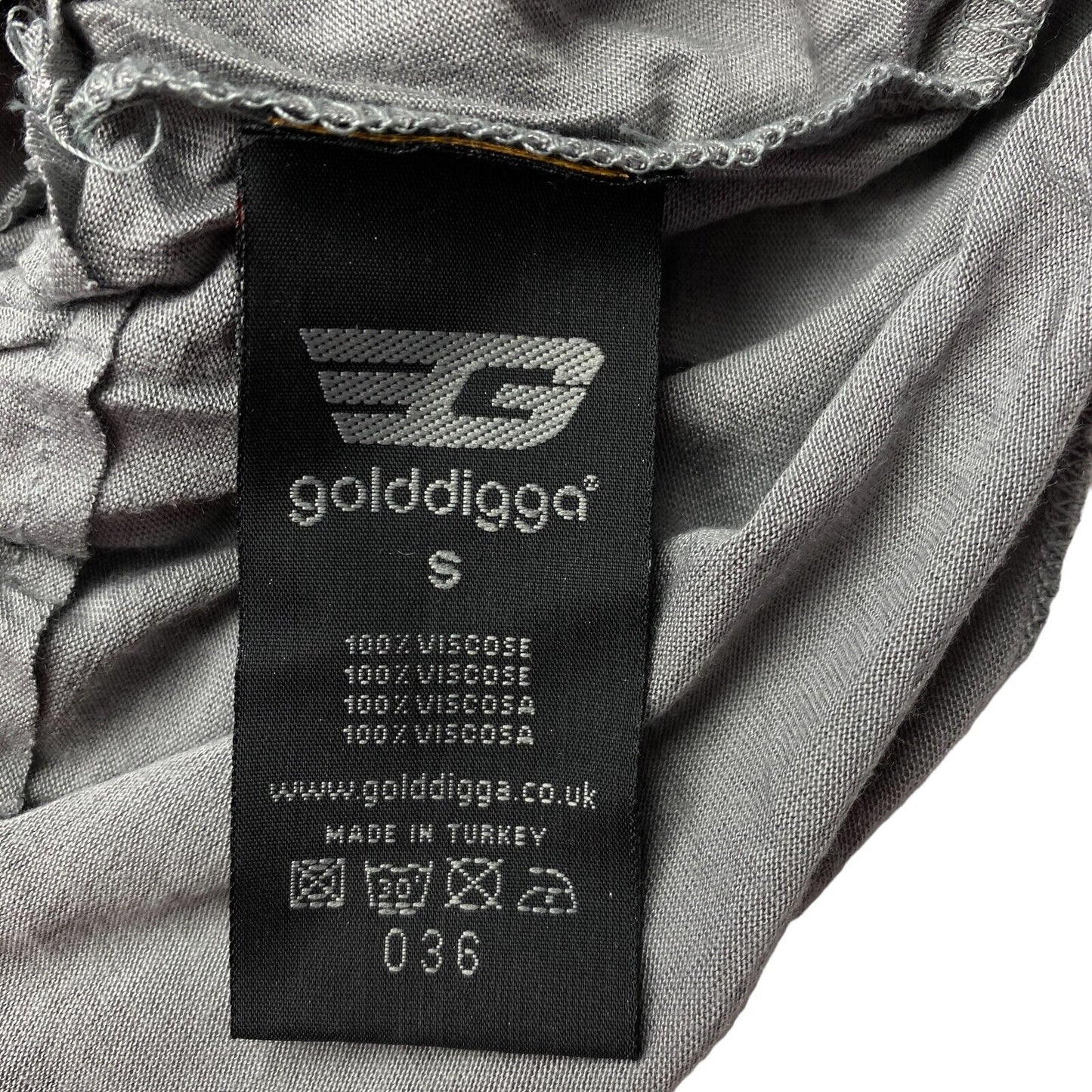 GOLDDIGGA Débardeur Col Rond Sans Manches Gris Givré Taille SM