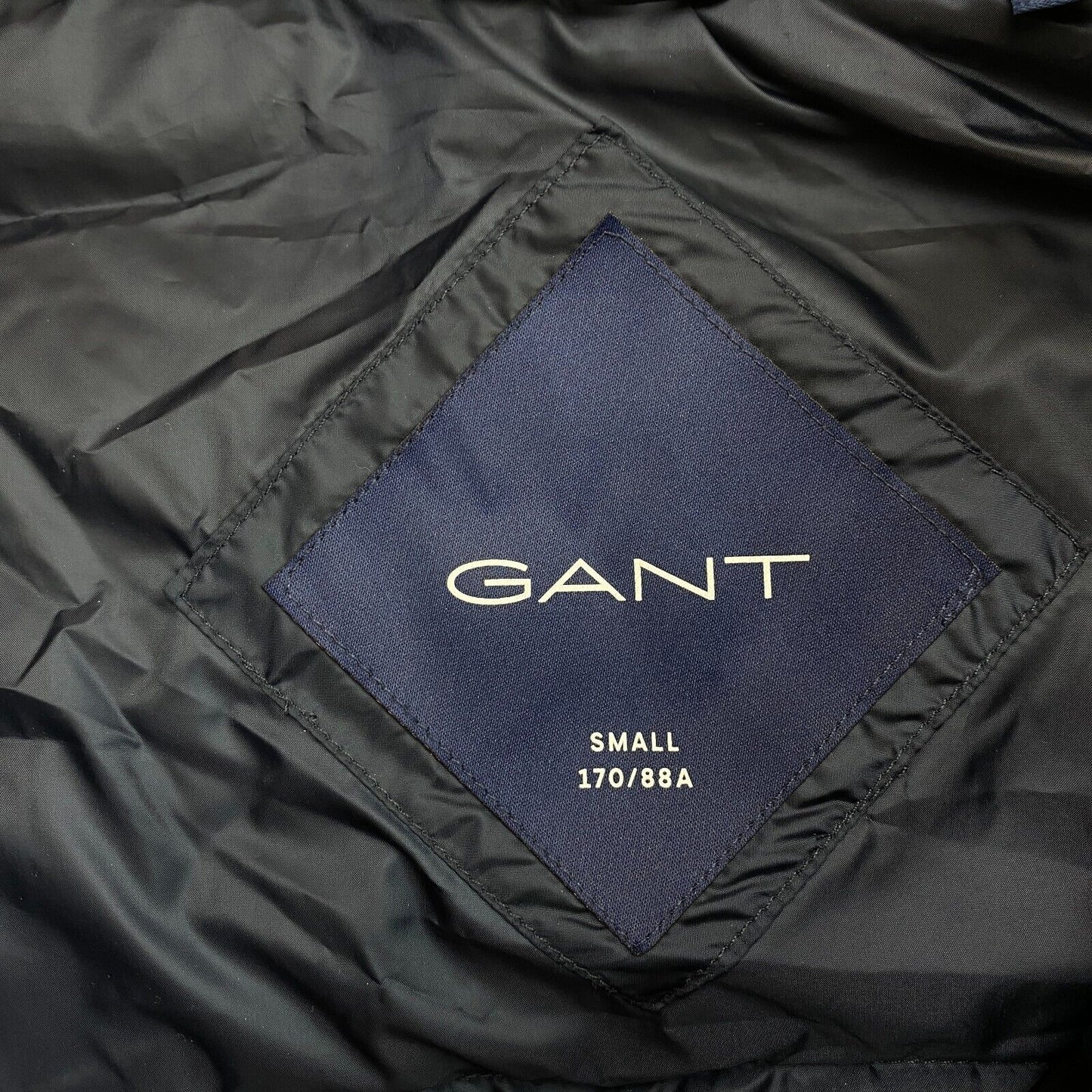 GANT Men Navy Blue Light Down Gillet Vest Waistcoat Jacket Size S