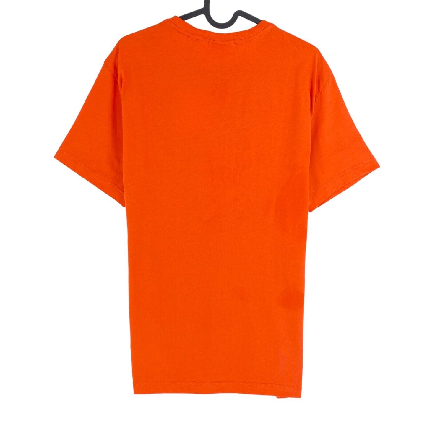 GANT Men Orange Slim Fit Shield Crew Neck Short Sleeves T Shirt Size L