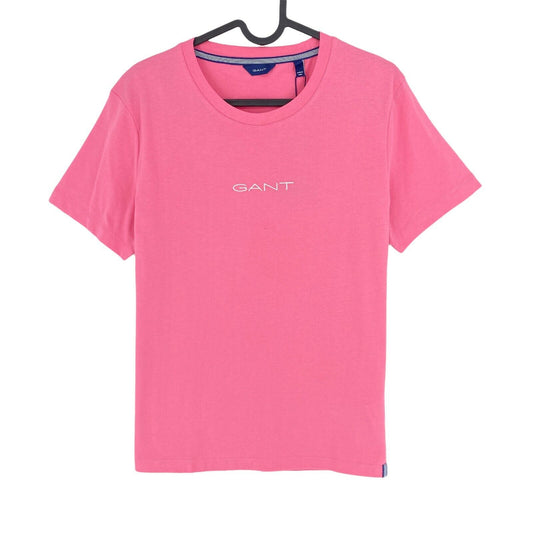 GANT Pink 13-Strippes Crew Neck T Shirt Size M