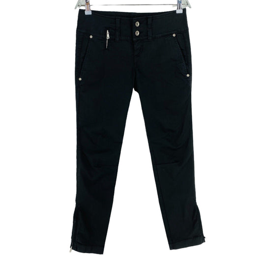 RRP €238 LIU JEANS Black Skinny Pants Trousers Size W29 L32