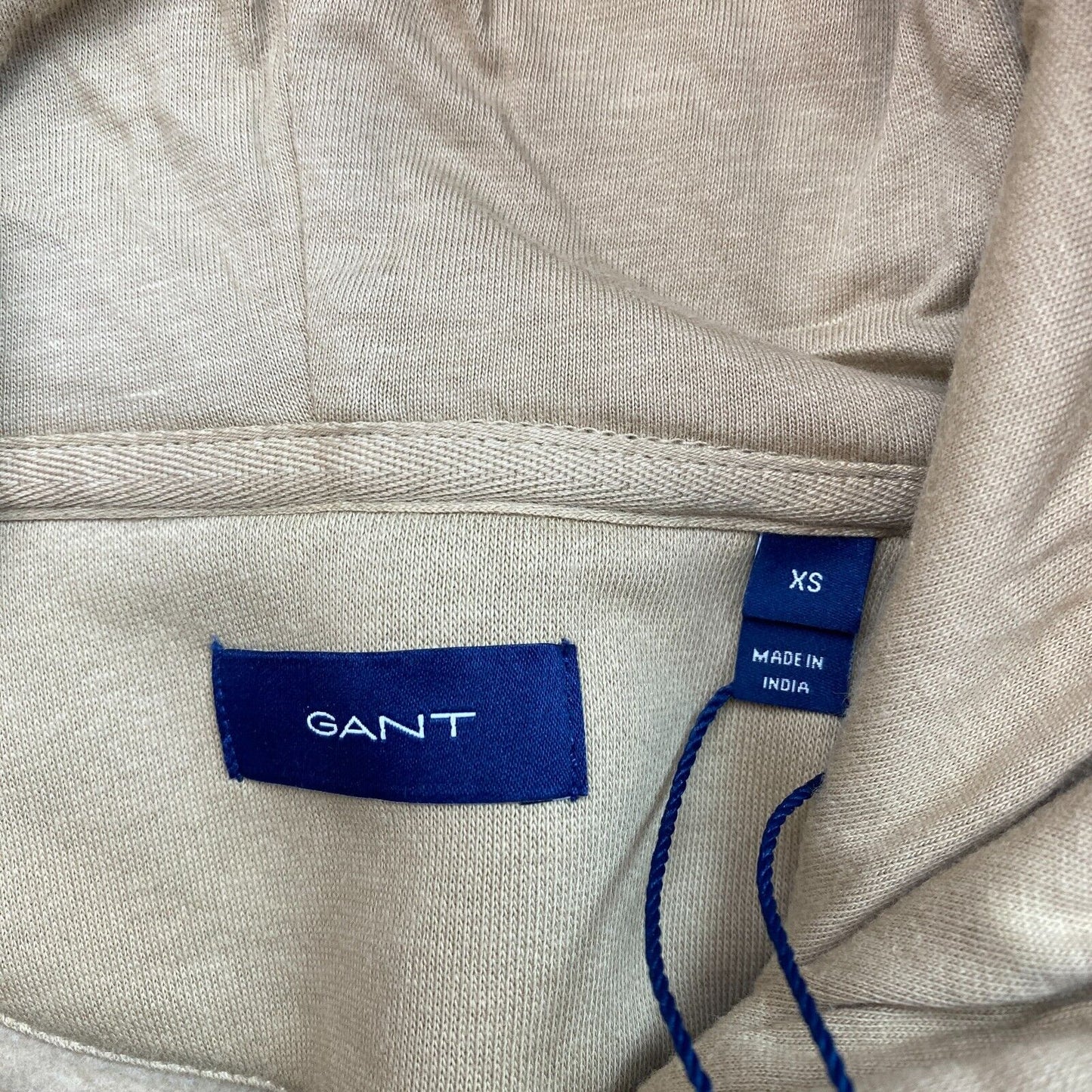 GANT Brown Banner Shield Sweat à capuche Pull Taille XS