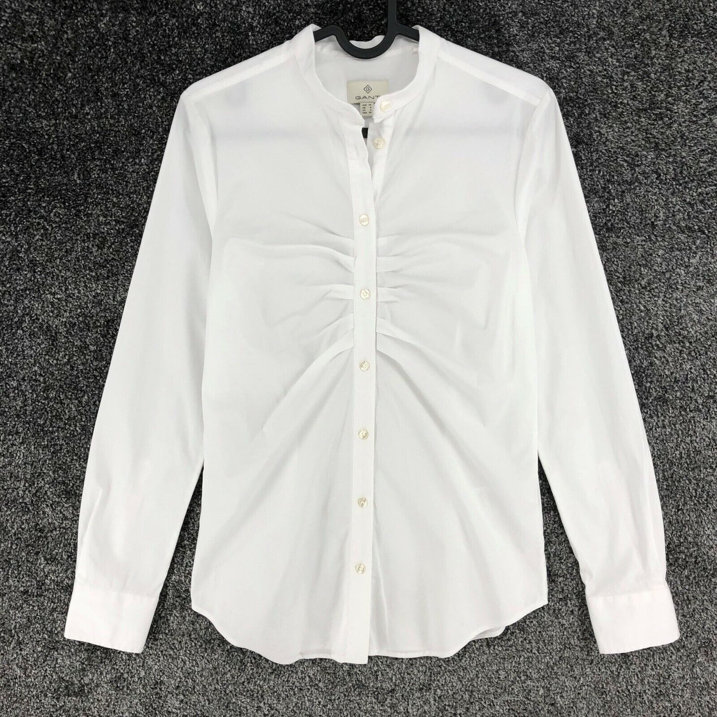 GANT White Ruffle Shirt Size EU 34 UK 8 US 4