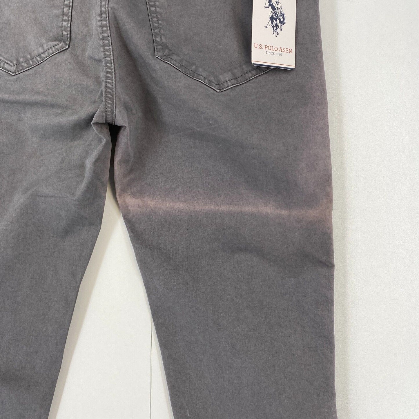 US POLO ASSN Damen Jeggings, Skinny Fit, Grau, W28 L34