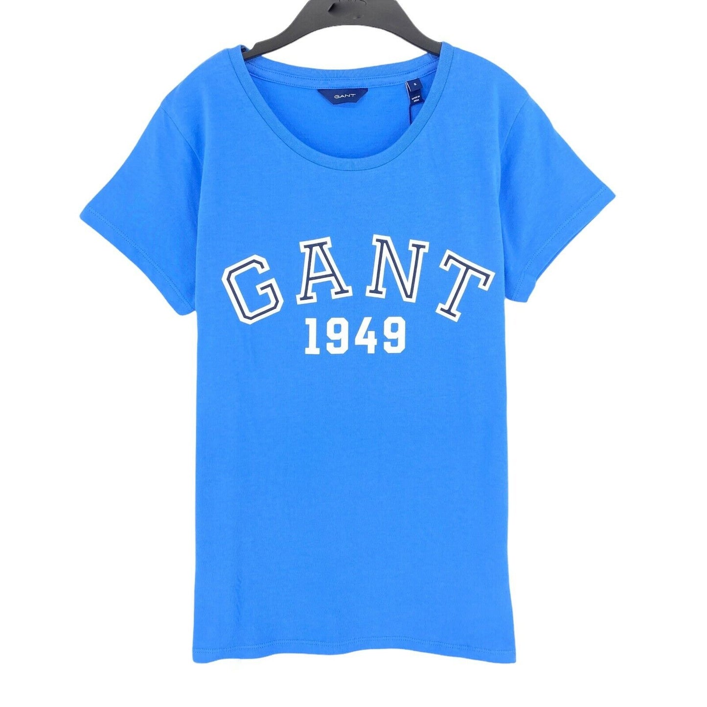 GANT Blue Graphic Crew Neck T Shirt Top Size S