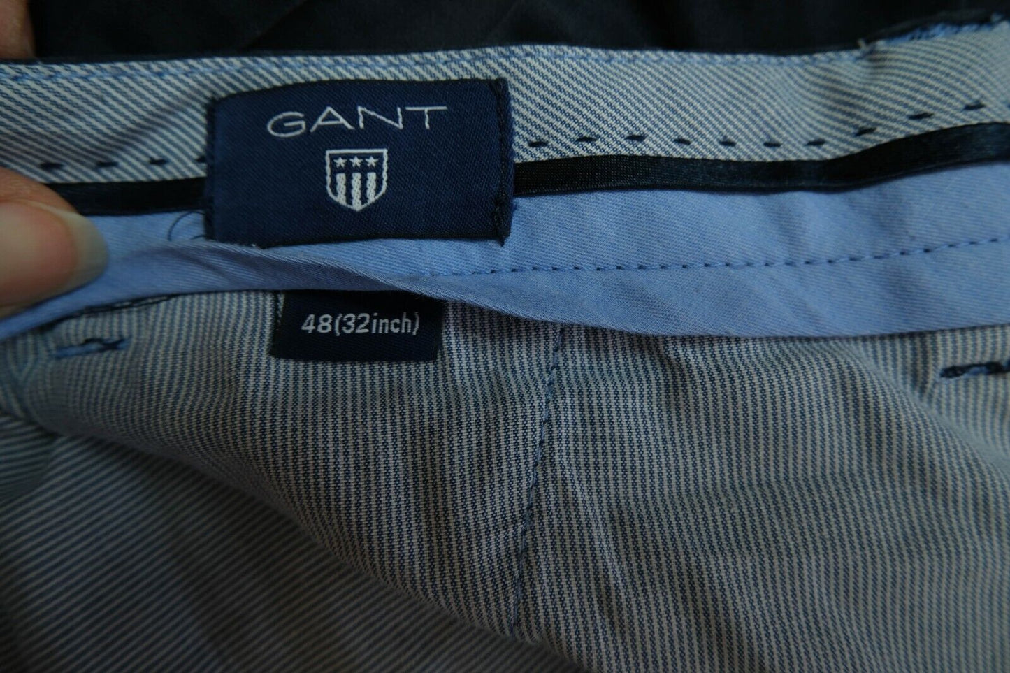 GANT Grey Chino Pants Trousers Size EUR 48 UK/US 38 W34 L33