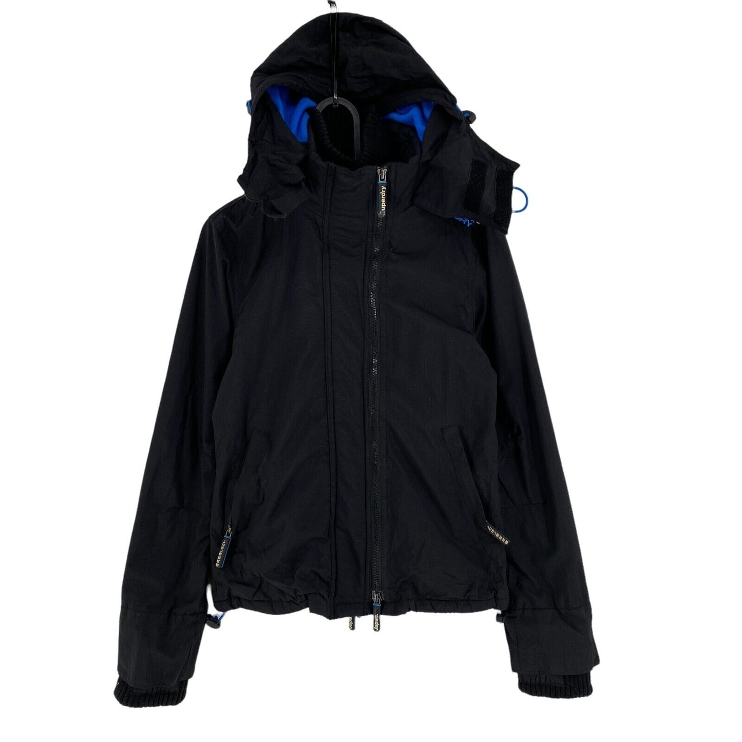 SUPERDRY Original Windcheater Black Hooded Jacket Size XS