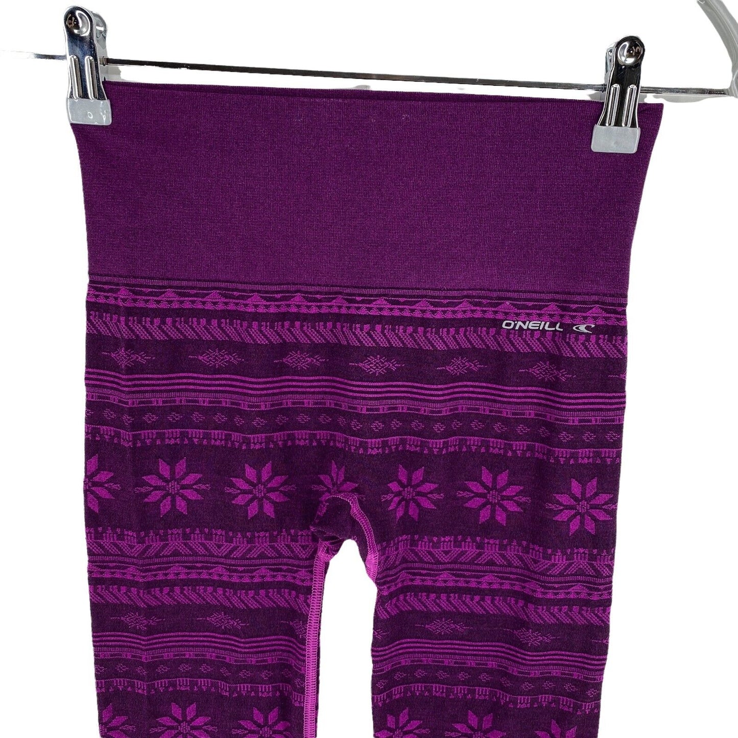 O'NEILL ACTIVE Floral Purple Legging Pants Trousers Size S W22