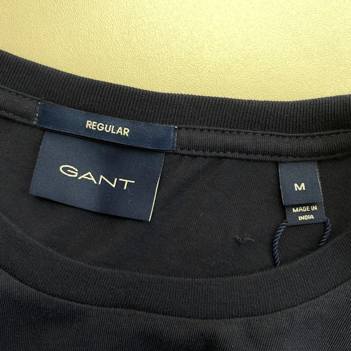 GANT Navy Blue Original Regular Fit Crew Neck T Shirt Size M