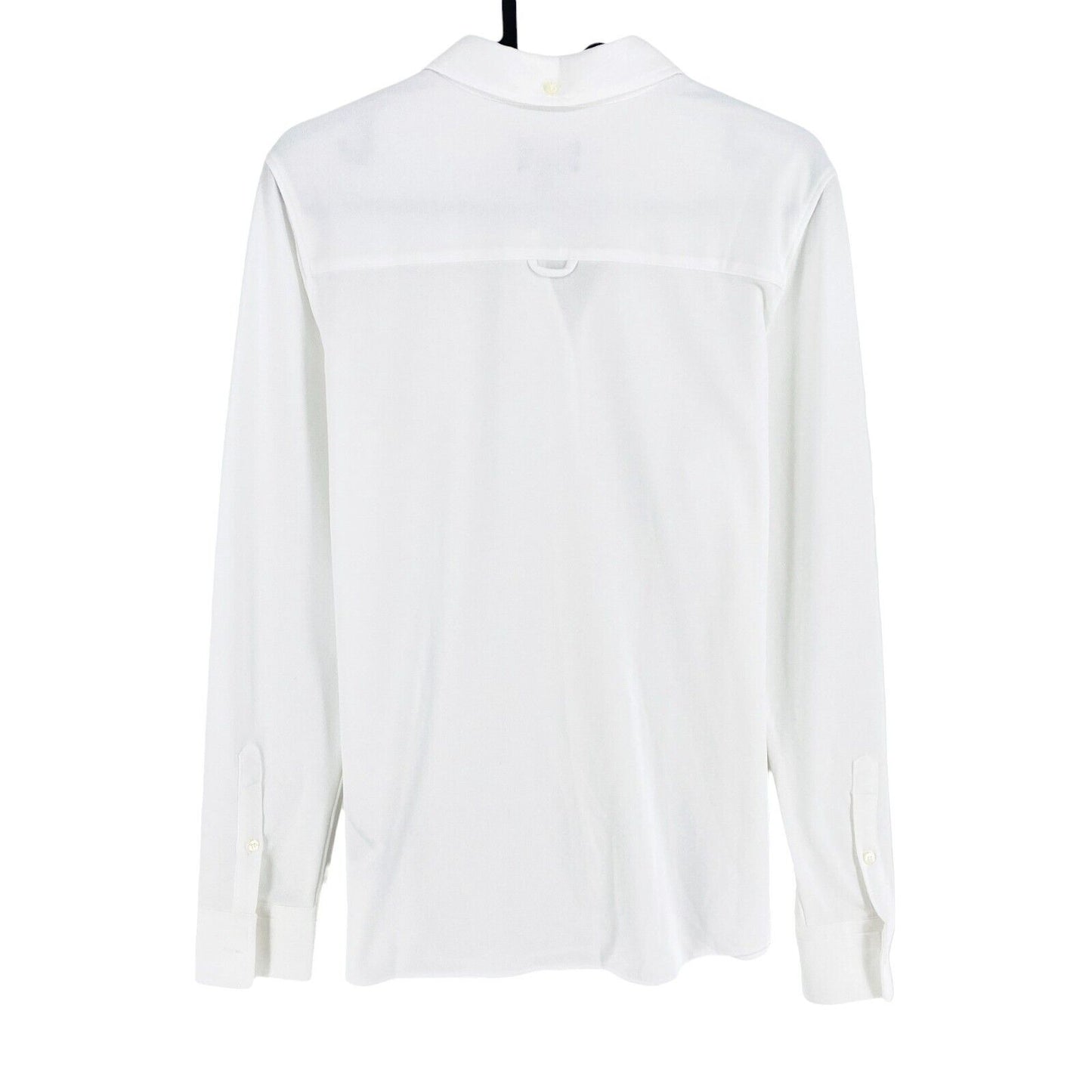 GANT White Tech Prep Jersey Pique Shirt Size EU 36 UK 8 US 6