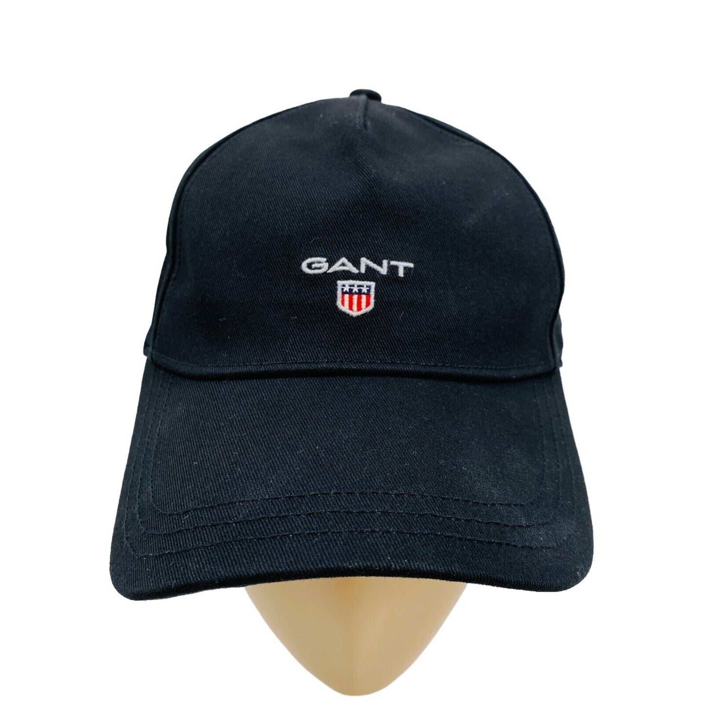 GANT Black Unisex Adult Teens Cotton Baseball Cap Hat Size S / M