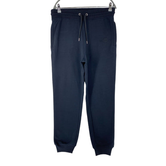 GANT Dark Blue Mens Regular Fit Cuffed Sweatpants Trousers Size S