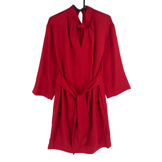 OVS Women Red Long Sleeves Dress IT 42 EU 38 UK 10