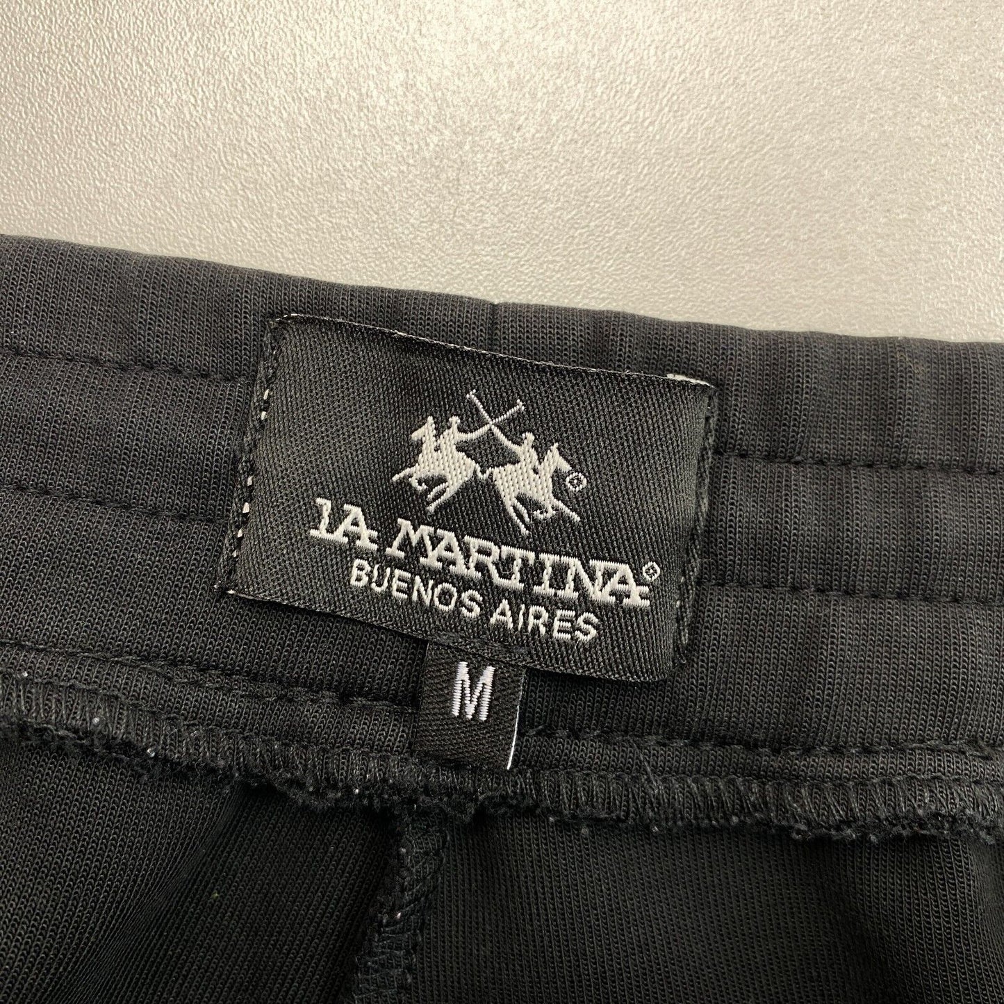 LA MARTINA Black Sweatpants Trousers Size M