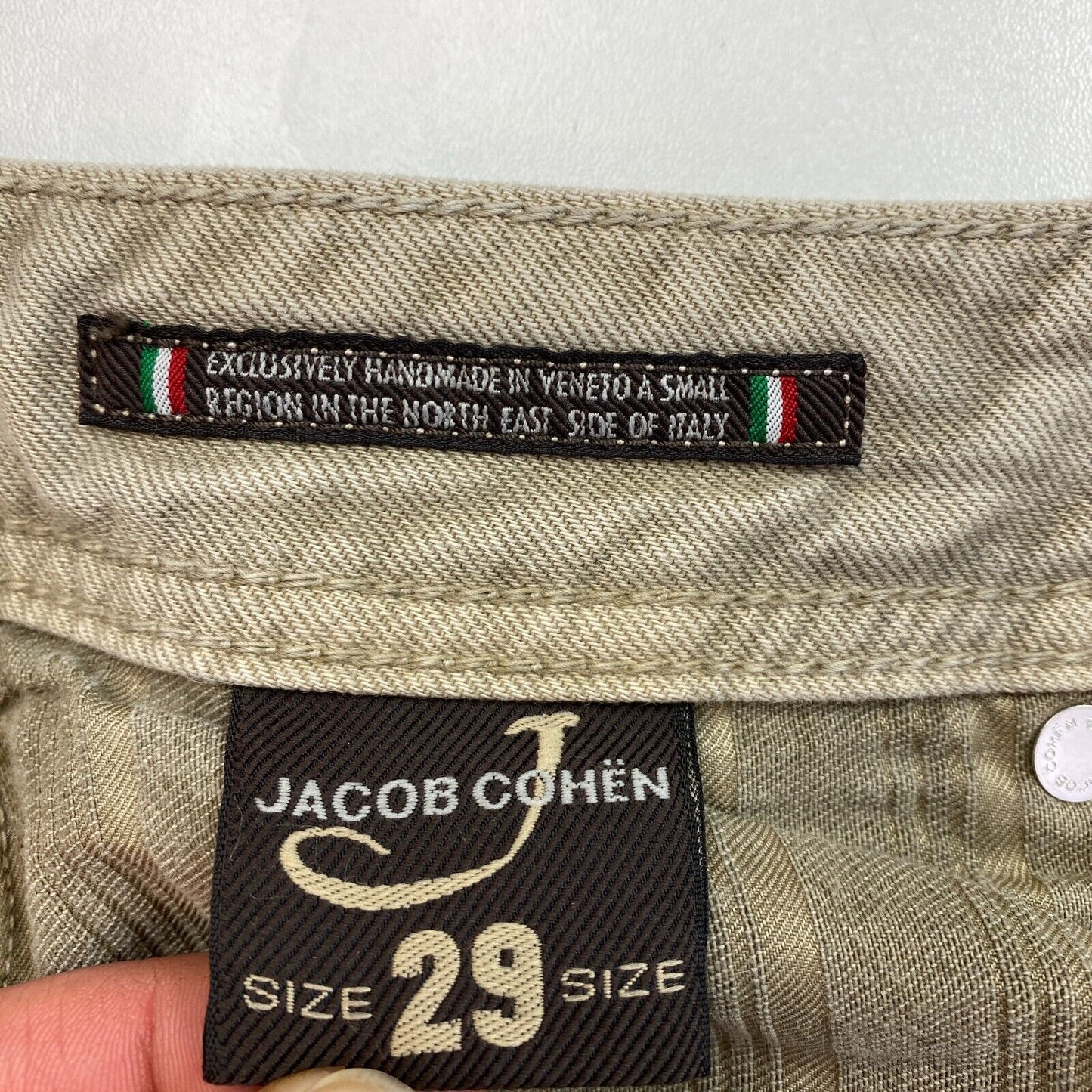 Jacob Cohen Men 688 Limited Grey Jeans Pants Size W29 L34 Made In Italy