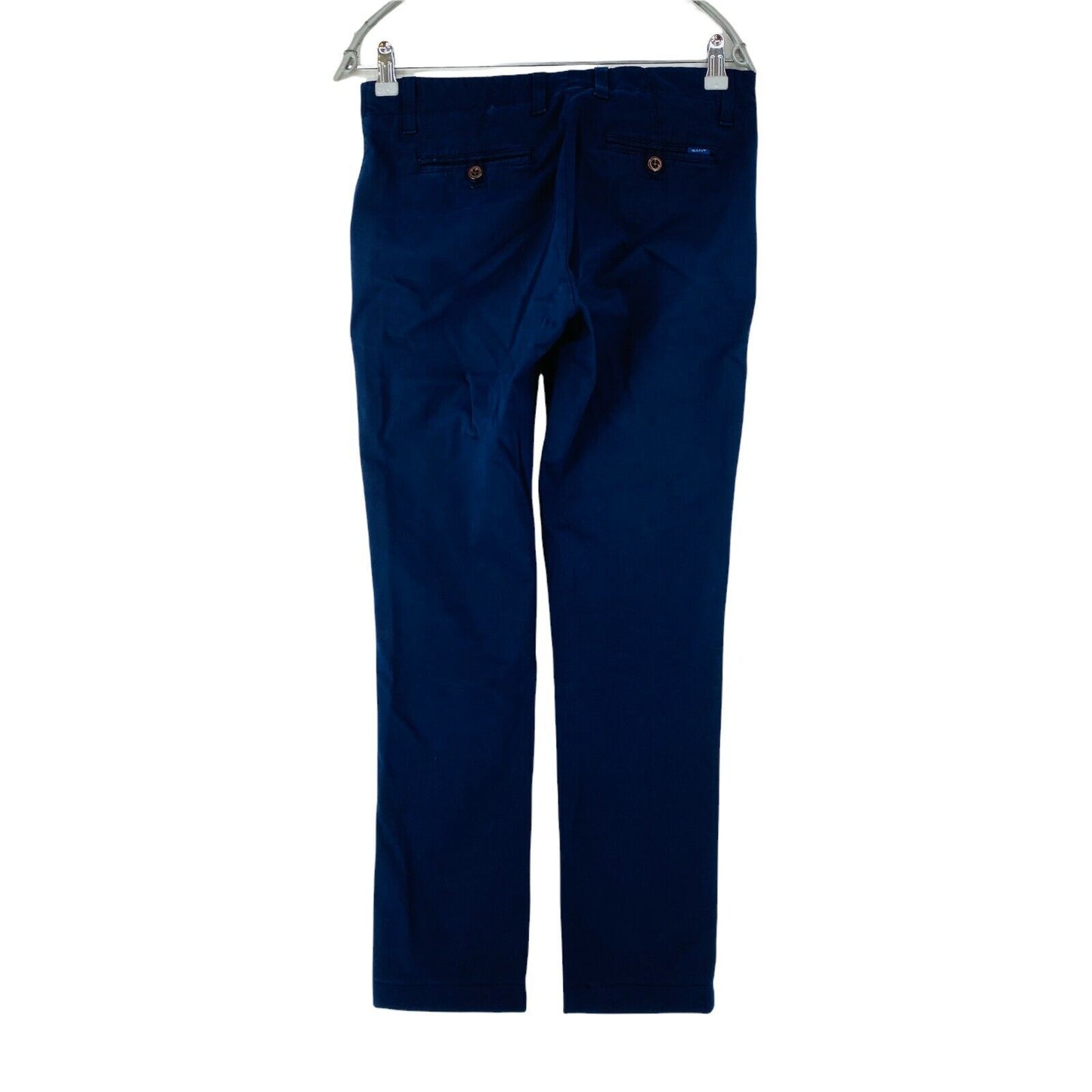 GANT Women Blue Slim Fit Chino Trousers Size EU 36 UK 10 US 6 W29