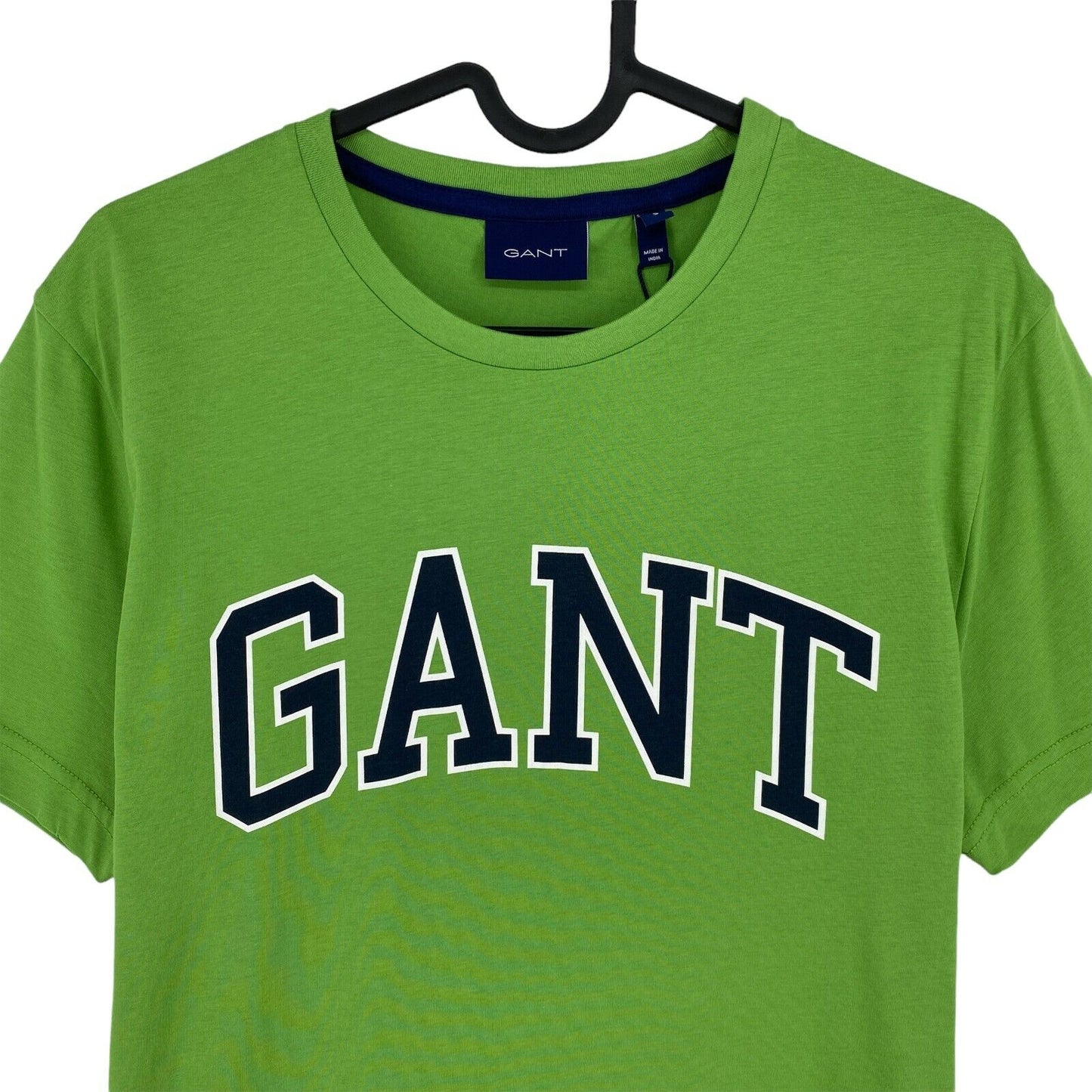 GANT T-Shirt mit Rundhalsausschnitt und grünem Bogenumriss, Größe SM XL 3XL