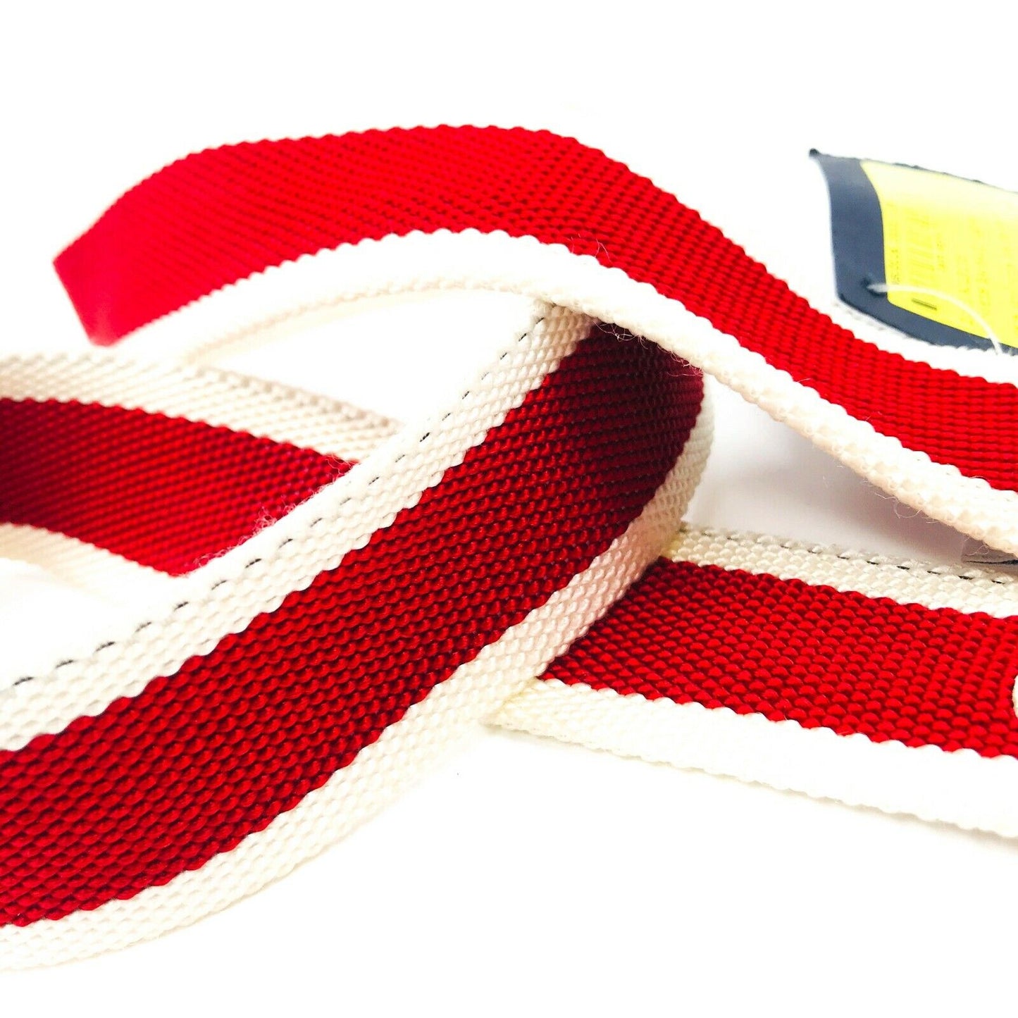 RRP €89 NORTH SAILS White Red Strong Fabric Yachting Sailing Belt