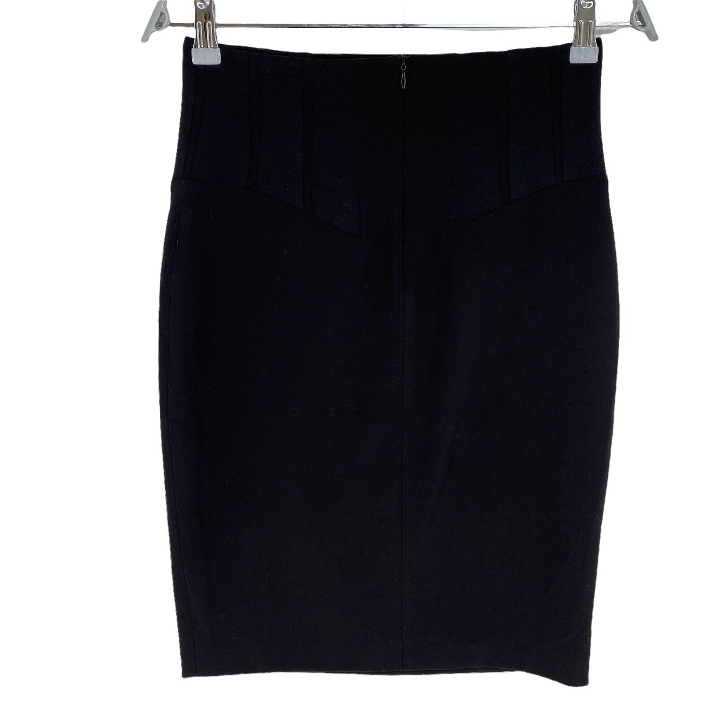 RPR €120 Fairly Black Regular Fit Pencil Skirt Size EU 36 UK 8 US 6