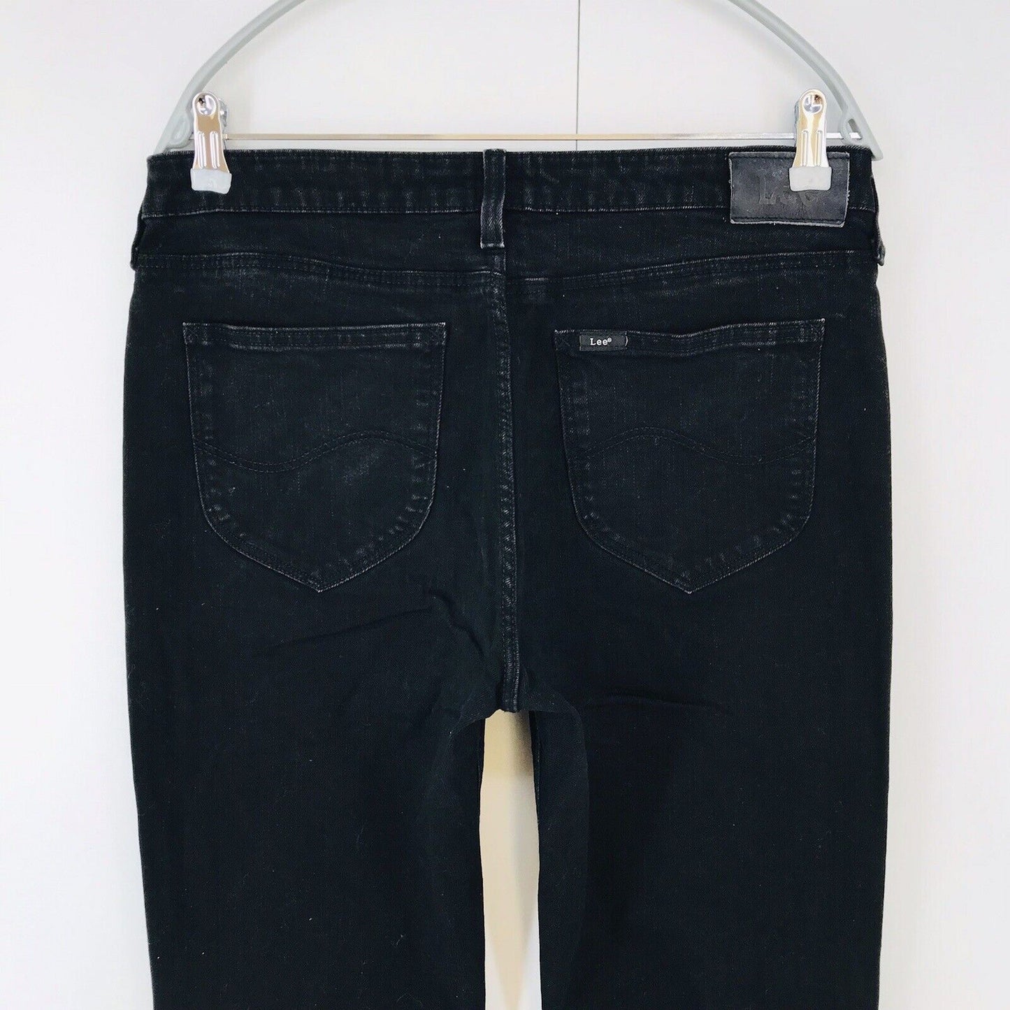 Lee CAMERON Damen Jeans in Bootcut-Passform, Stretch, Schwarz, Größe W32 L33