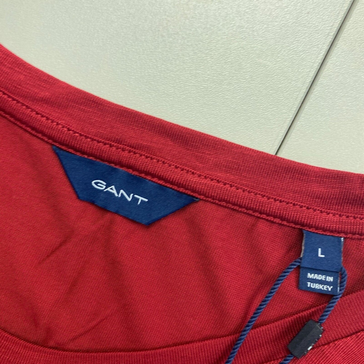 GANT T-shirt léger à col rond rouge foncé taille L