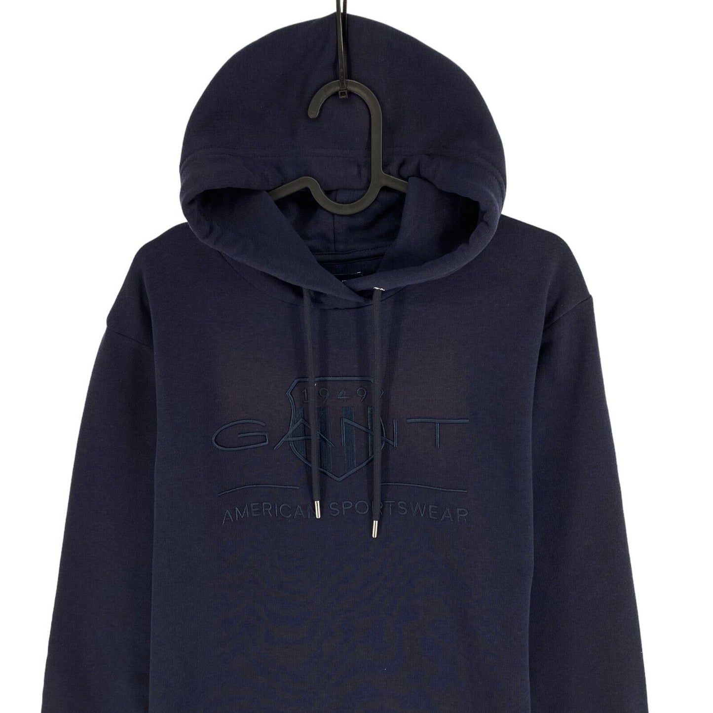 GANT Navy Blue Tonal Archive Shield Hoodie Dress Size XS