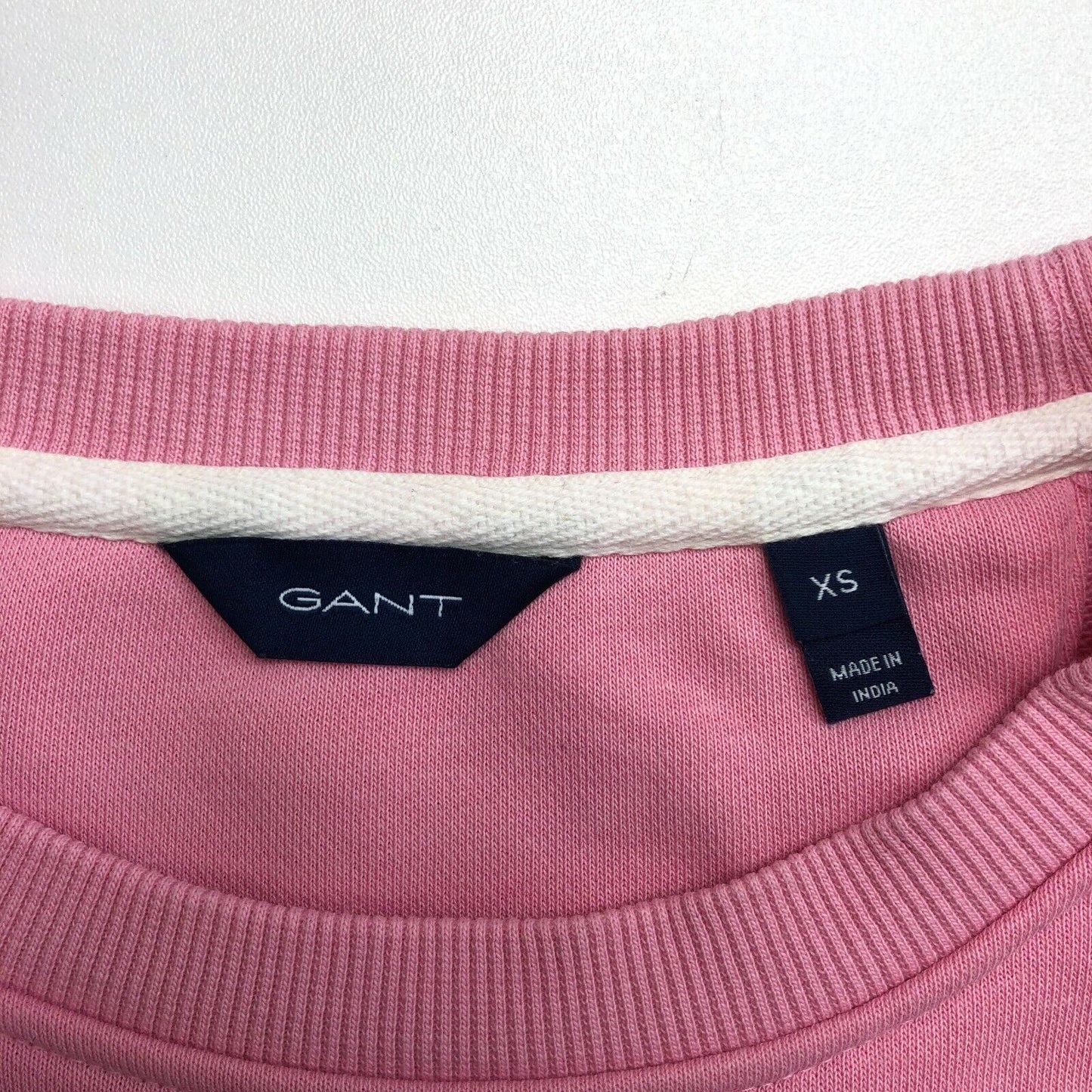 GANT Pink MD Summer Crew Neck Jumper Sweater Size XS