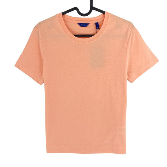 GANT Light Orange Original Crew Neck T Shirt Size S