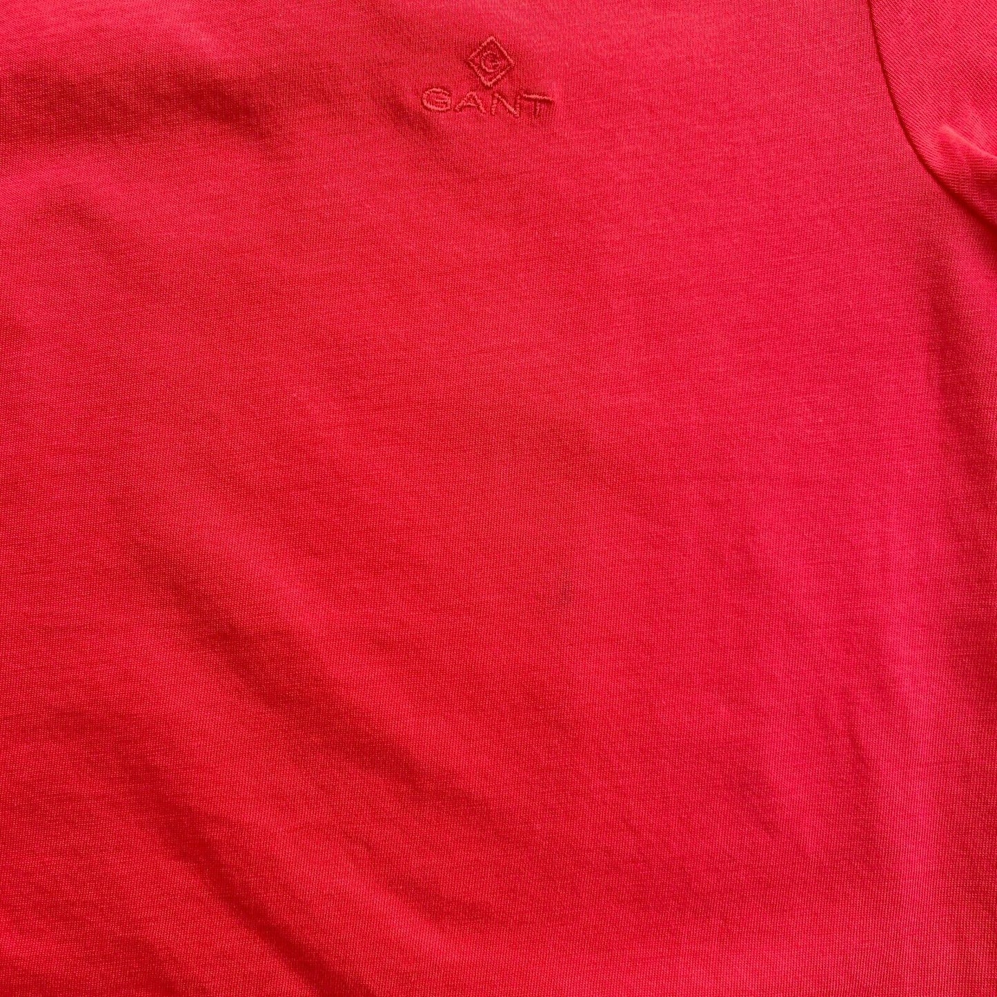 GANT Red Original Crew Neck T Shirt Size S