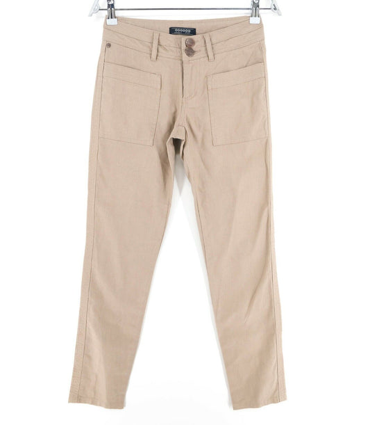 BONOBO JEANS Light Brown Linen Blend Pants Trousers Size 34