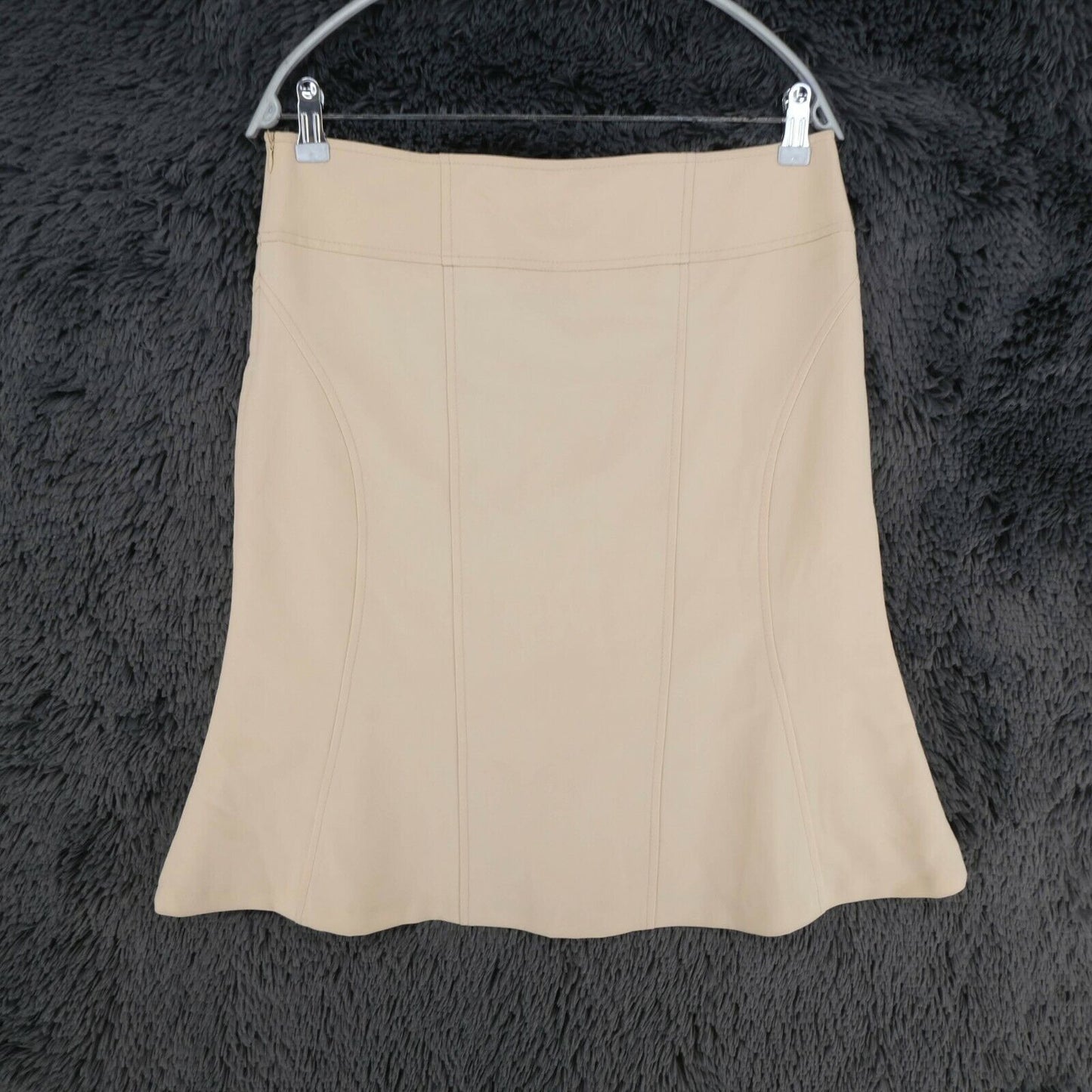 STEFANEL Light Brown Flared Skirt Size EU 38 UK 8 US 6