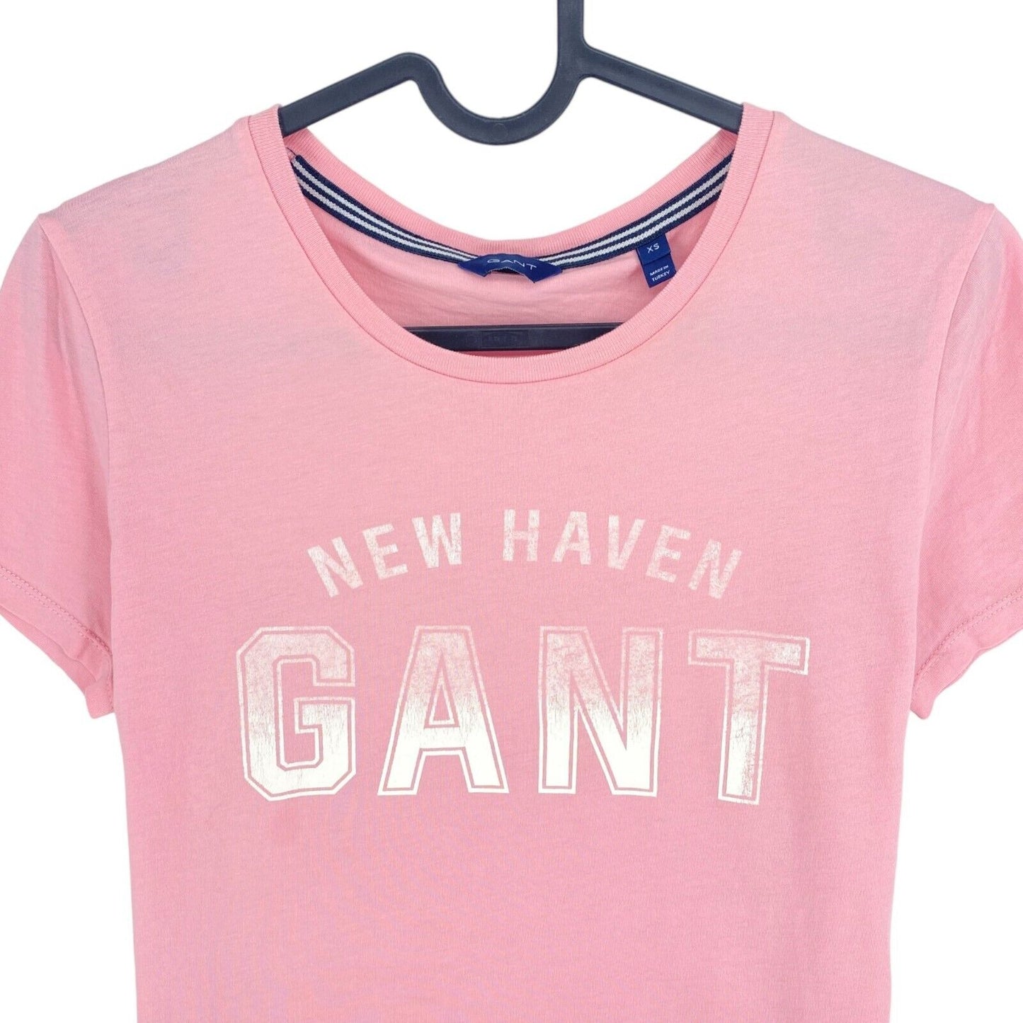 GANT Pink Logo Crew Neck T Shirt Size XS