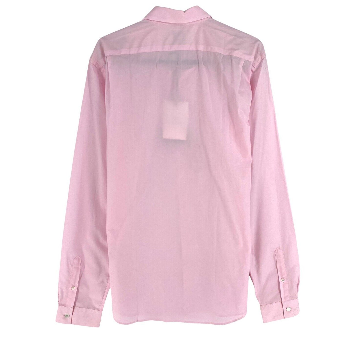 Paul Smith Men Pink Tailored Fit Long Sleeves Shirt Size L