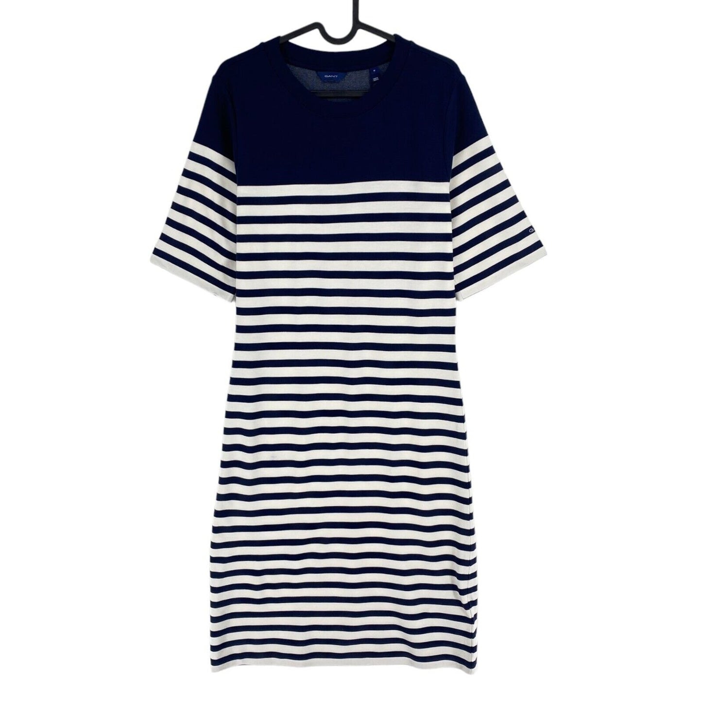 GANT Women Navy Blue Striped SS T Shirt Dress Size M