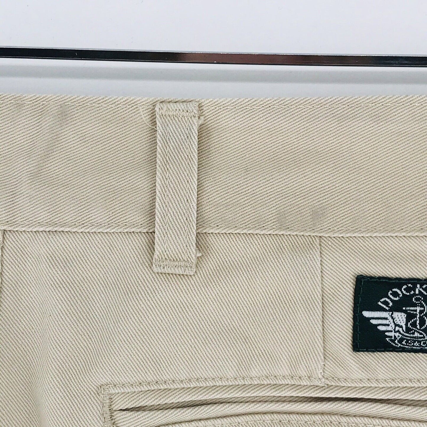 DOCKERS Beige Regular Straight Fit Pantalon Chino Pantalon Taille W30 L30