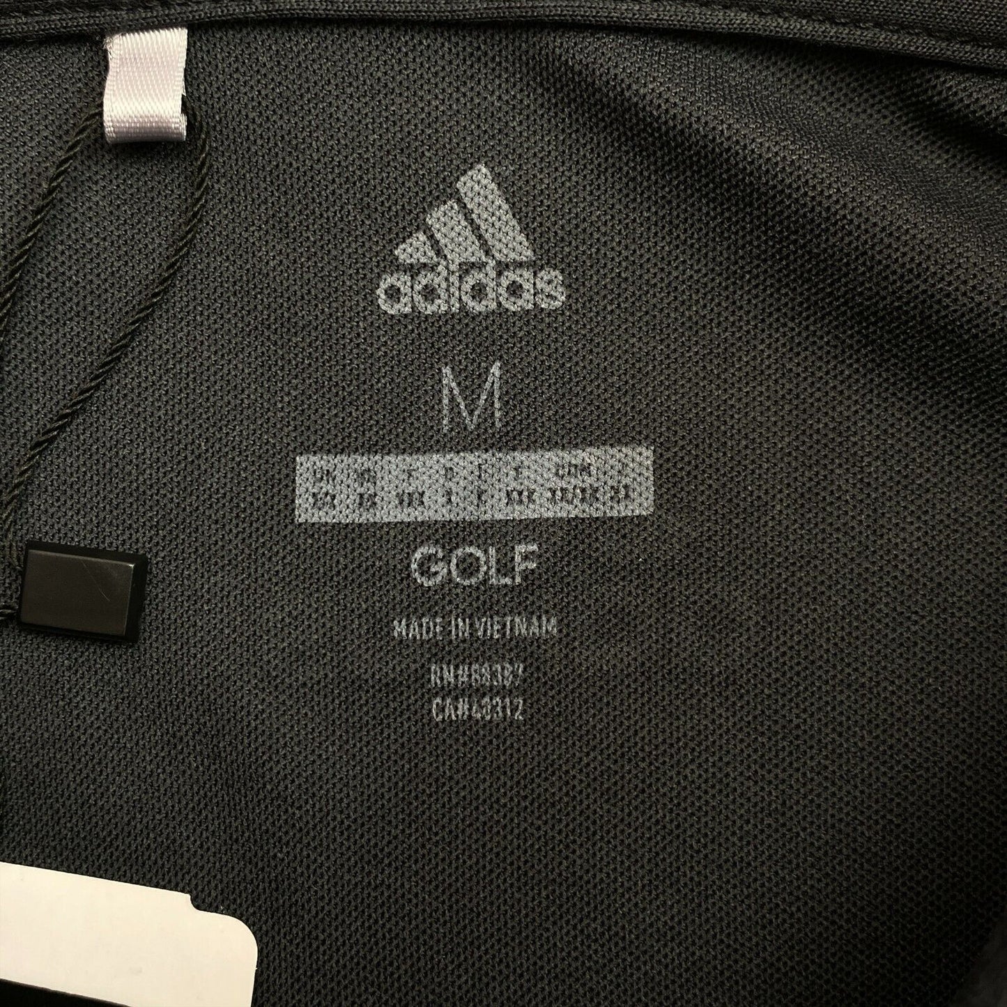 Adidas Golf Poloshirt, Dunkelgrau, Größe M