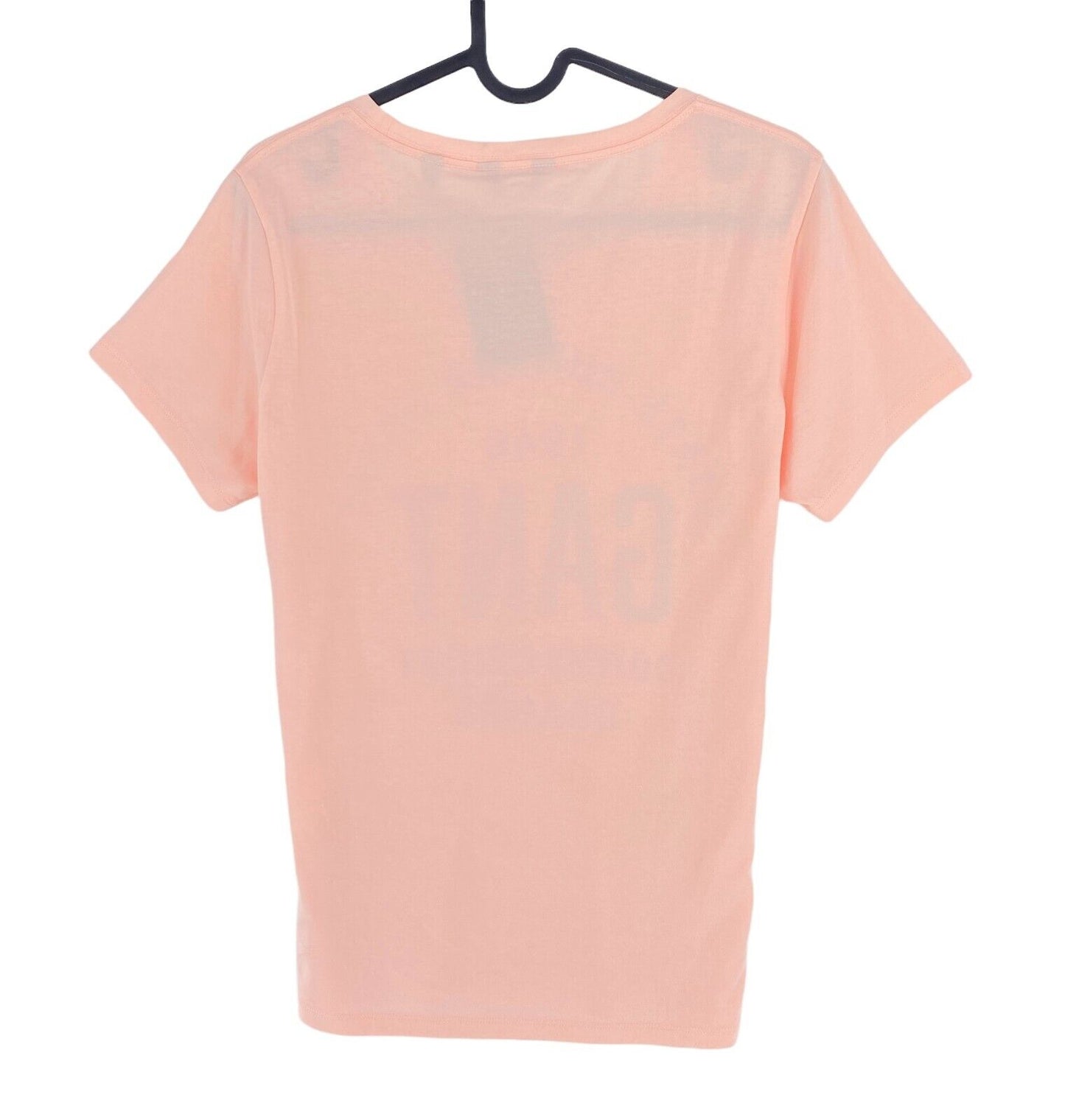 GANT T-shirt à col rond graphique d'été rose taille S