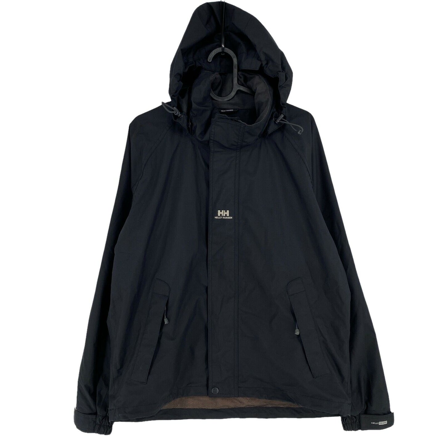 HELLY HANSEN TECH Black Hooded Jacket Size XS