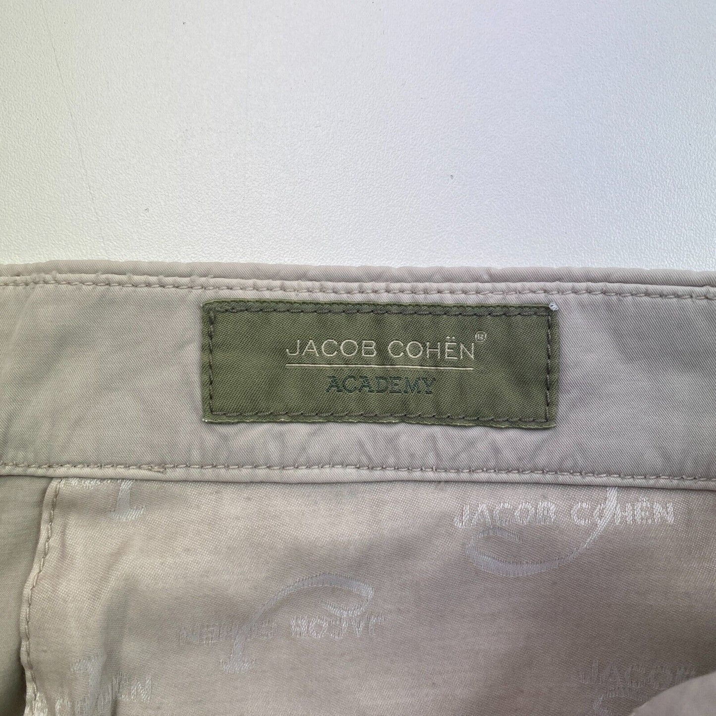 JACOB COHEN Women GLORY Grey Mid Rise Cigarette Capri Pant Trousers Size W30