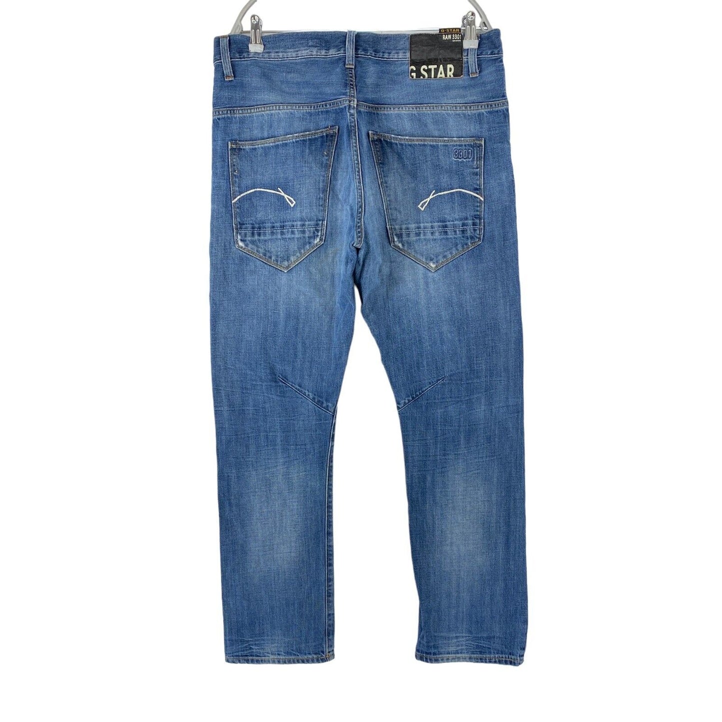 G-STAR RAW 3301 Blue Slim Fit Jeans W34 L30