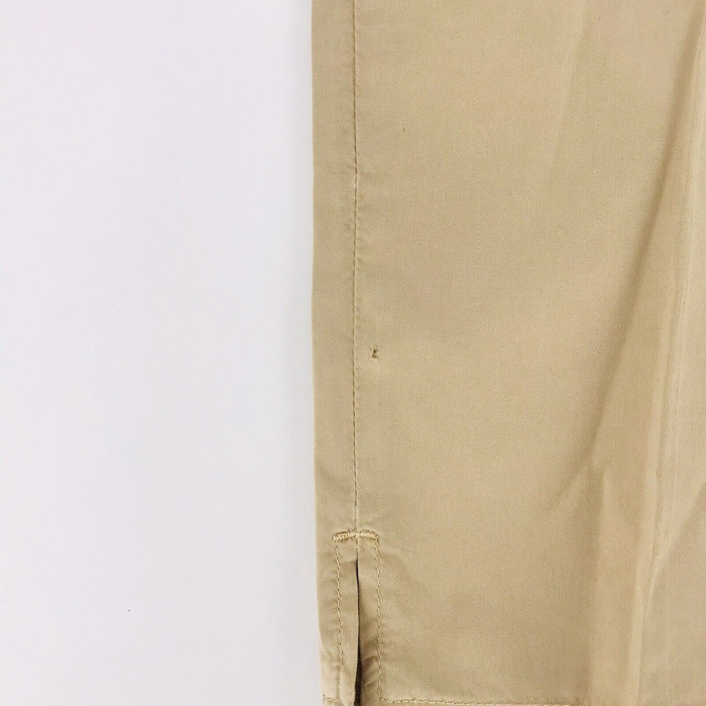 €135 GANT AMY Women Beige Normal Waist Regular Fit Narrow Leg Chino Shorts W28