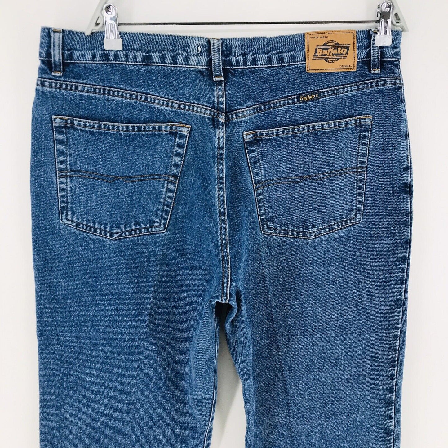 BUFFALO MIGHT Blue Regular Tapered Fit Jeans W36 L32