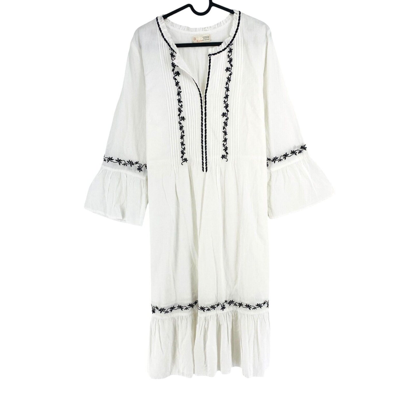 ODD MOLLY Women White Dolores Long Sleeves Dress Size 2 / M