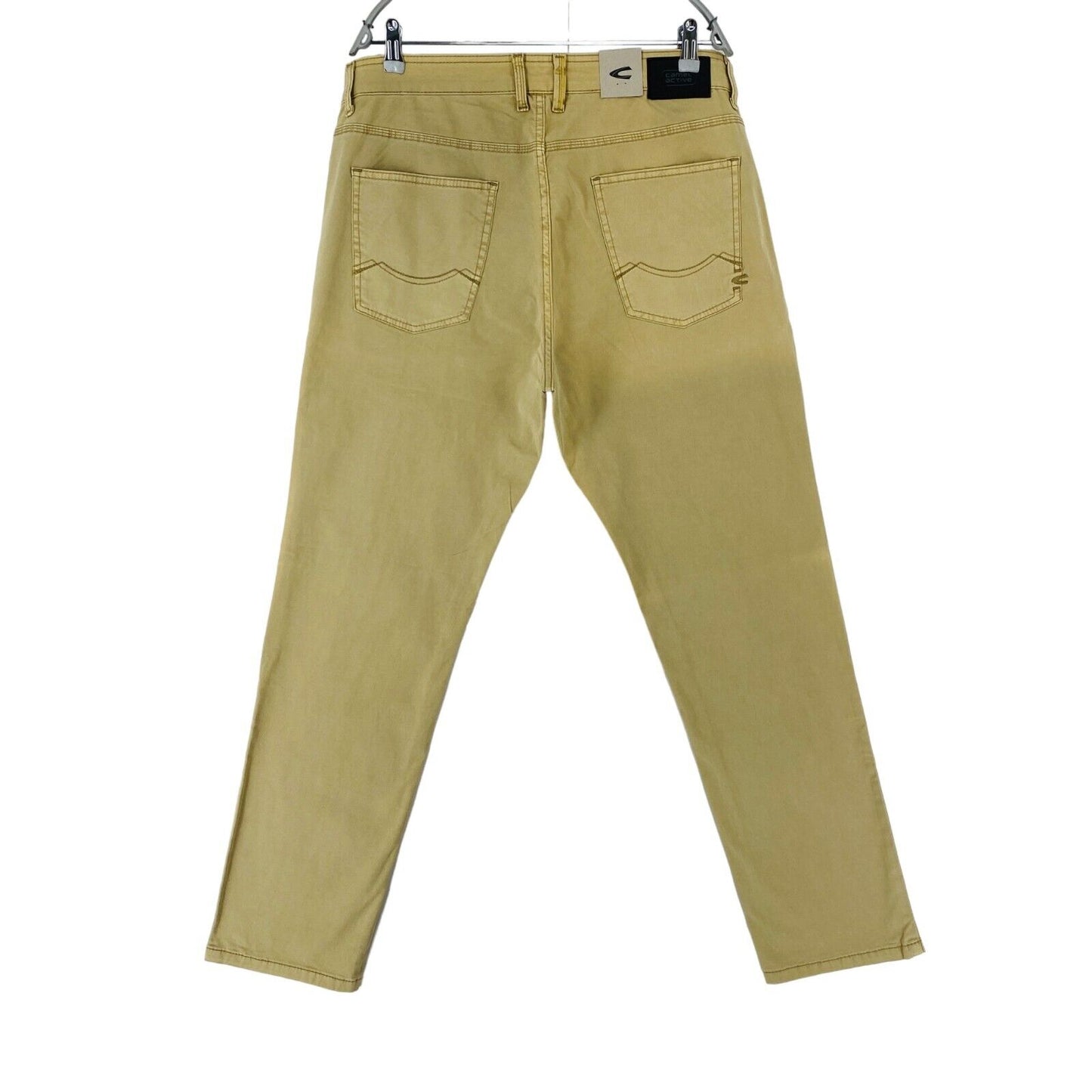 Camel Active Mens WOODSTOCK Beige Relaxed Straight Fit Jeans Trousers W36 L32