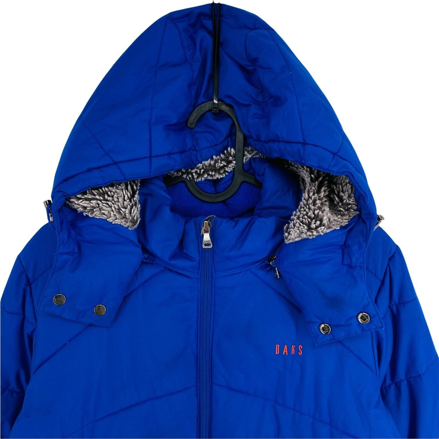 DAKS Blue Hooded Puffer Jacket Coat Size Boys 150 cm 13 years