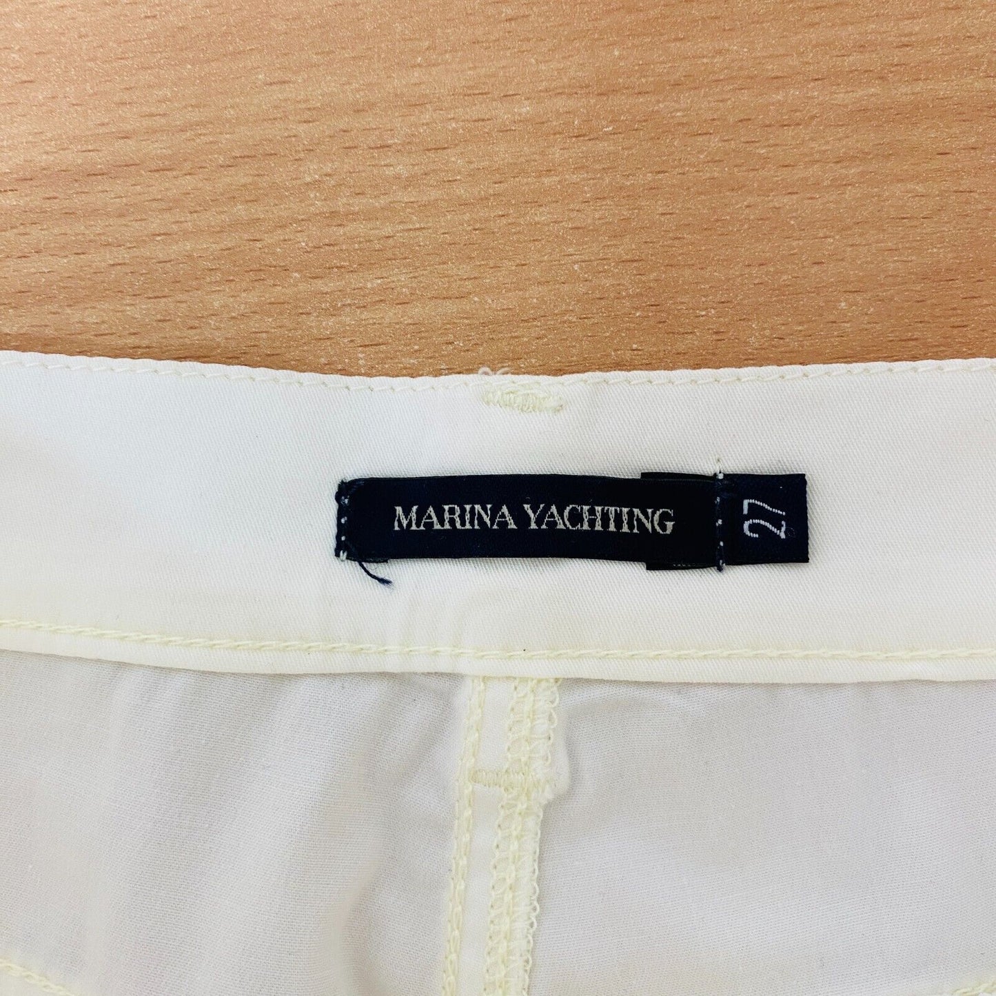 MARINA YACHTING Women White Regular Straight Fit Jeans Size W27