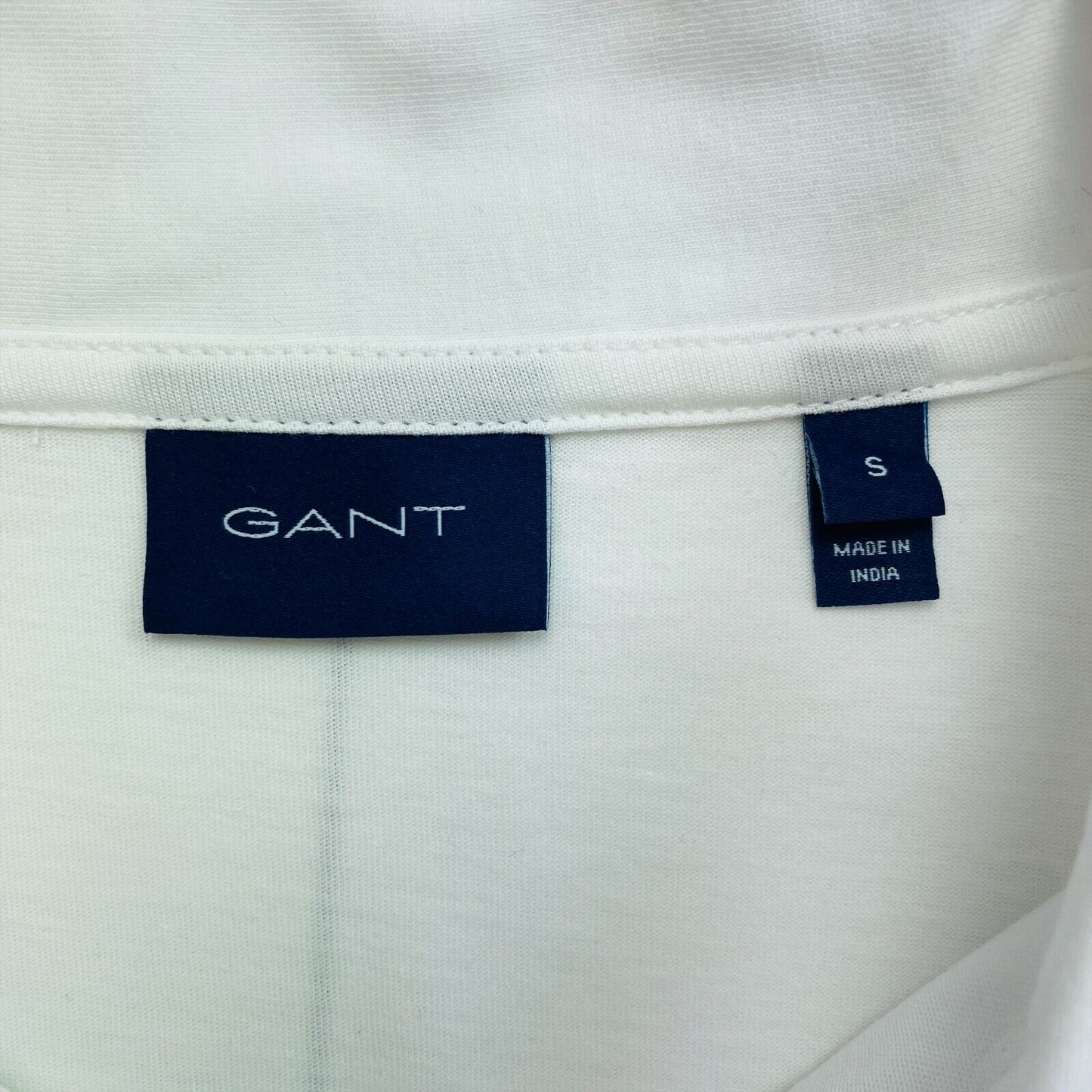 GANT White Original Jersey Rugger Polo Shirt Size S