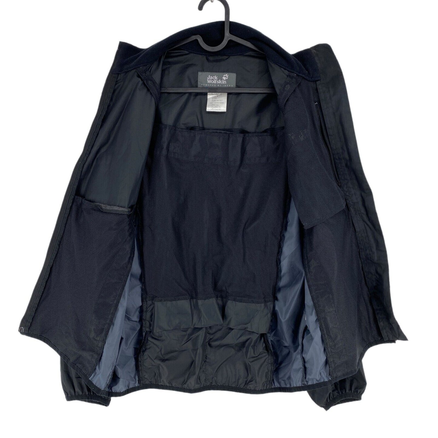 Jack Wolfskin Powered By Ideas Fast Motion Veste noire Manteau Taille M